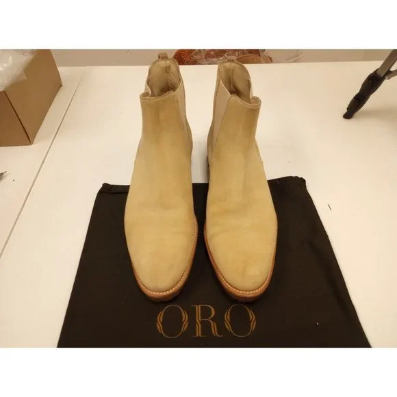 Oro | Shoes | Oro Mens Classic Tan Chelsea Boots 325 | Poshmark display picture 3